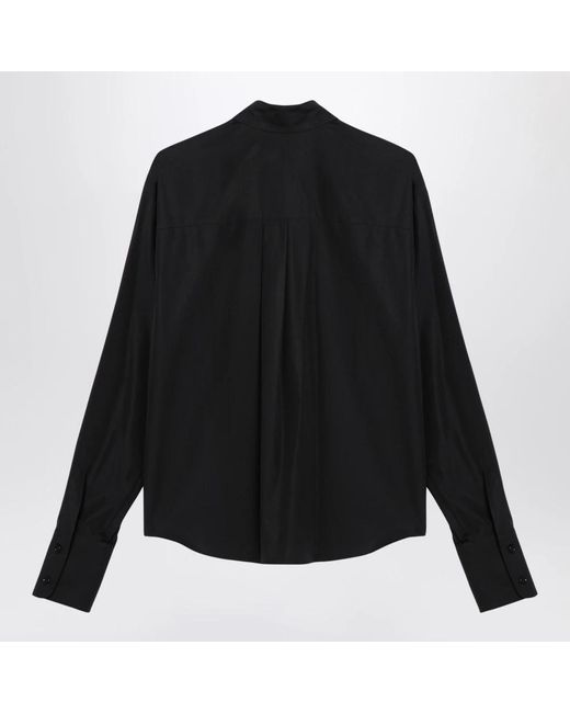 Sportmax Overhemden ,Zwart ,Katoen Gesso Shirt in het Black