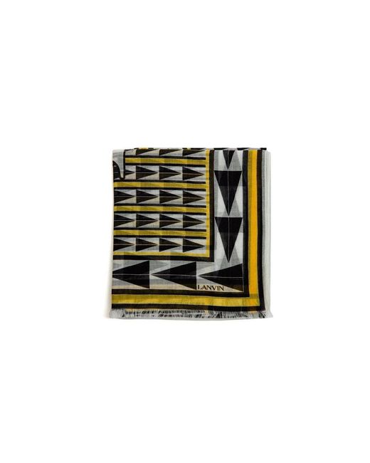 Lanvin Black Wollschal