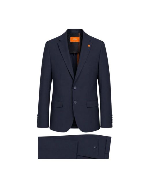 DIGEL Blue Single Breasted Suits for men