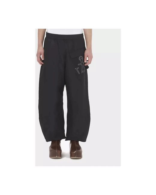 J.W. Anderson Anker logo jogger hose in Black für Herren