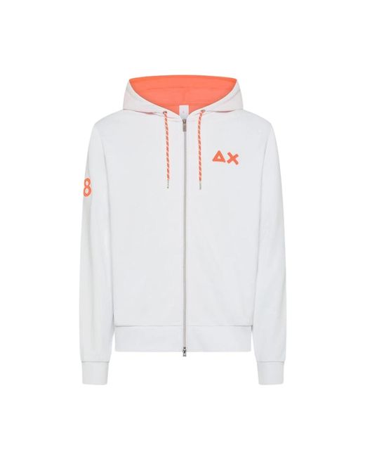 Sweatshirts & hoodies > zip-throughs Sun 68 pour homme en coloris White