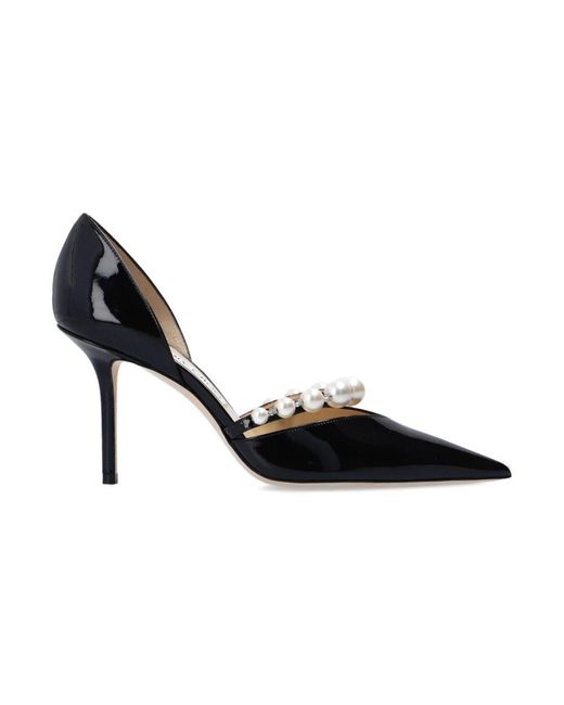 Jimmy Choo Black Aurelie pumps aus lackleder
