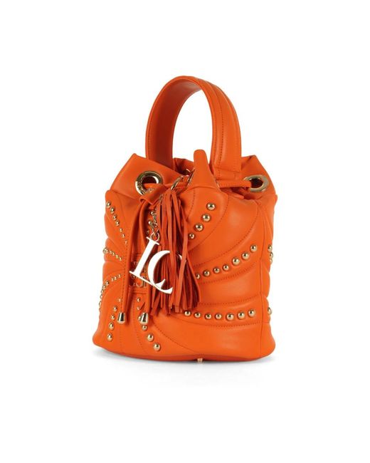 La Carrie Orange Bucket Bags