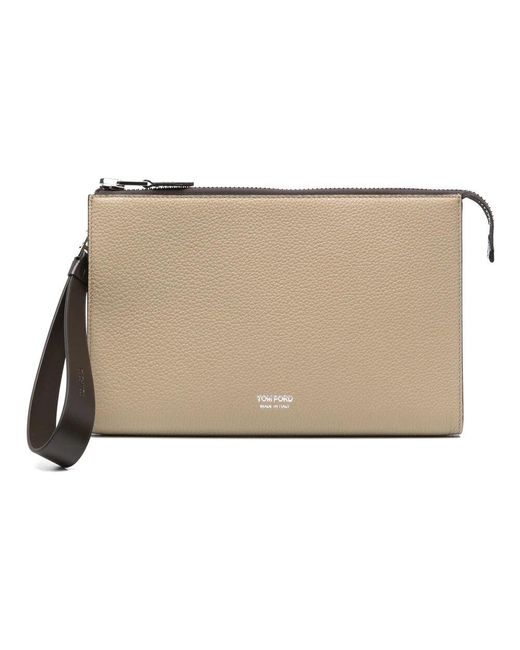 Tom Ford Portfolio Tasche in Natural für Herren