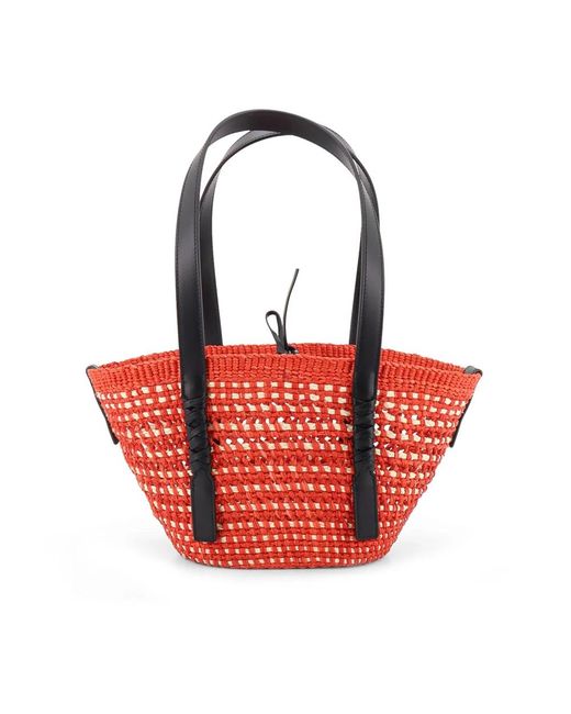 Loewe Red Shopping Bags