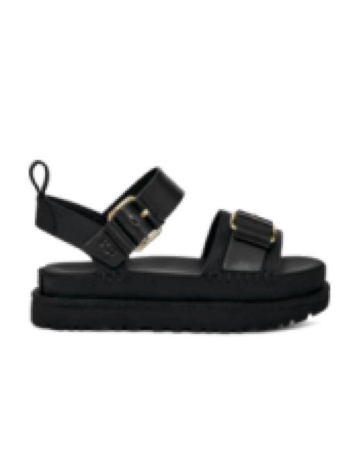 Ugg Black Flat Sandals