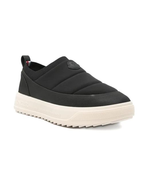Moncler Slip-On Sneakers Mit Gepolstertem Obermaterial in Black für Herren