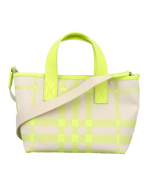 Burberry Yellow Tote Bags