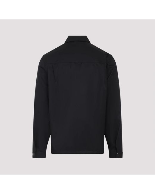 Prada Overhemden ,Zwart ,Nylon Re-Nylon Shirt in het Black voor heren