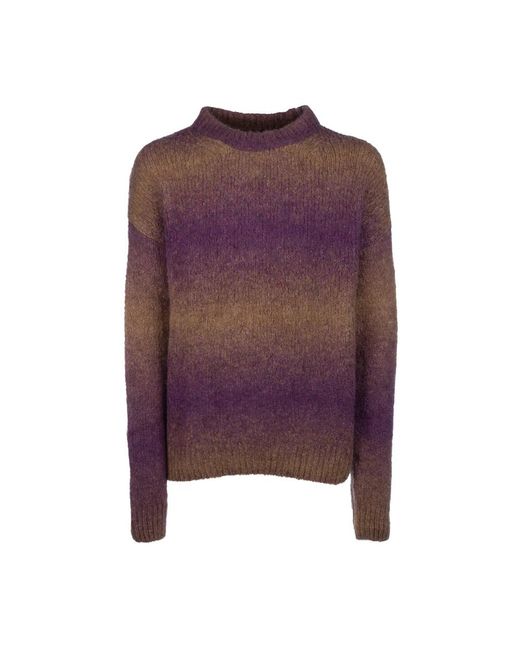 Gant Purple Round-Neck Knitwear for men