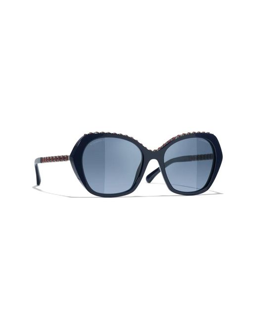 Chanel Blue Sunglasses