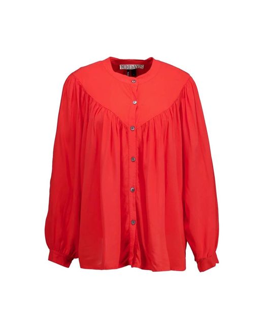 10Days Red Blouses