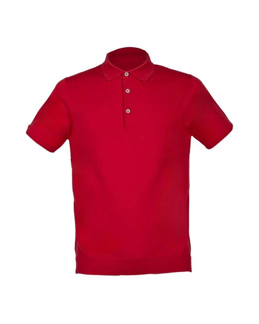 People Of Shibuya Red Polo Shirts for men