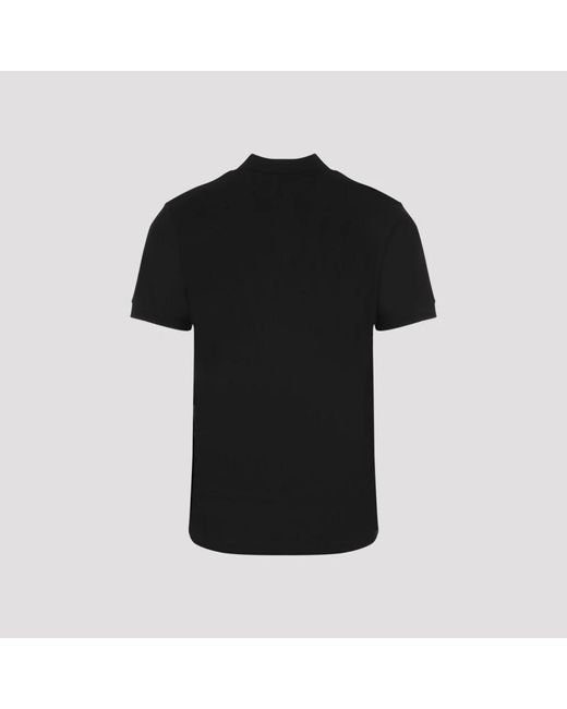 Burberry Tops ,Zwart ,Katoen Eddie Polo Shirt in het Black voor heren