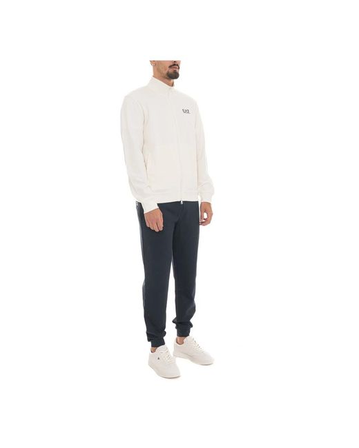 EA7 Sweat Trainingspak in het White voor heren