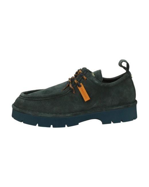 Pànchic Green Laced Shoes for men