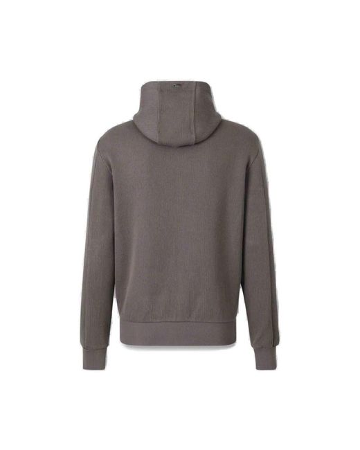 Herno Hoodies & Sweatvesten ,Grijs ,Stijlvolle Sweaters Collectie in het Gray voor heren