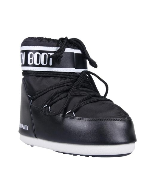 Moon Boot Blue Icon Low Nylon Boots