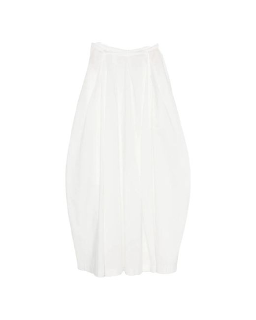 Maxi Skirts Jucca de color White