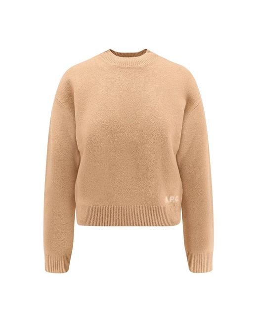 A.P.C. Women's Natural Round-Neck Knitwear