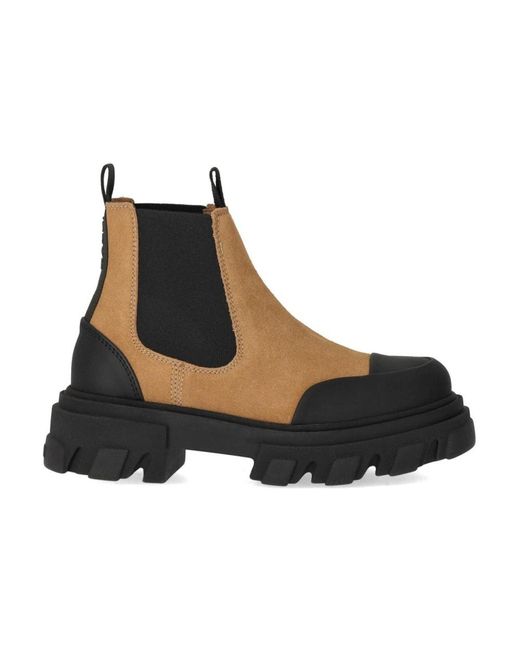 Chelsea Boots Ganni en coloris Black