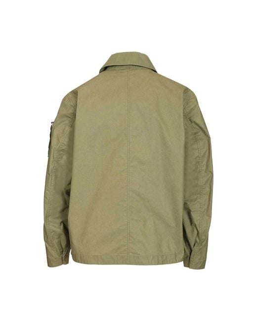 Stone Island Green Light Jackets for men
