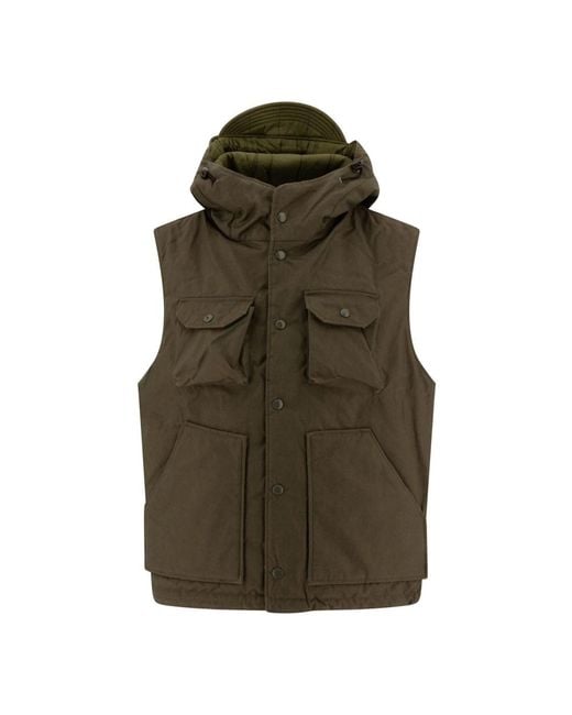 Vests Engineered Garments de hombre de color Green
