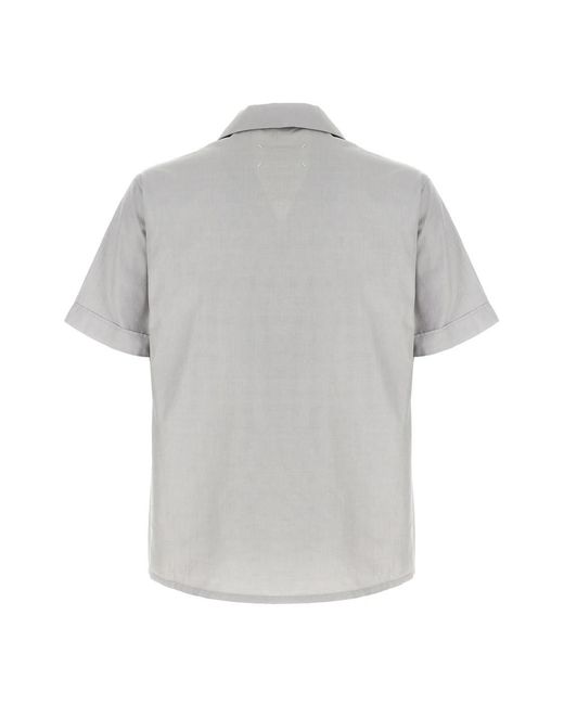 Maison Margiela Gray Short Sleeve Shirts for men