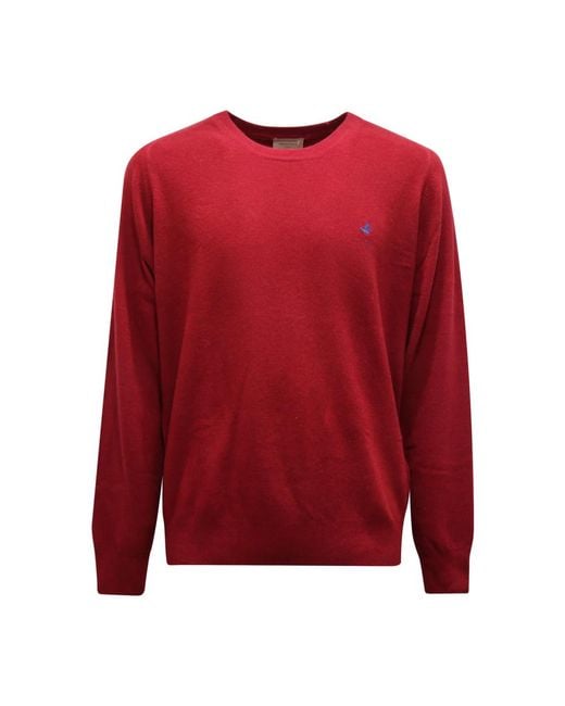 Brooksfield Wollpullover Made in Red für Herren