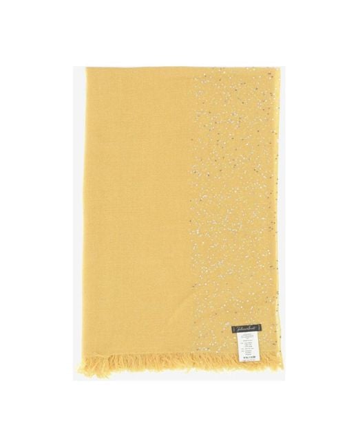 Faliero Sarti Yellow Winter Scarves