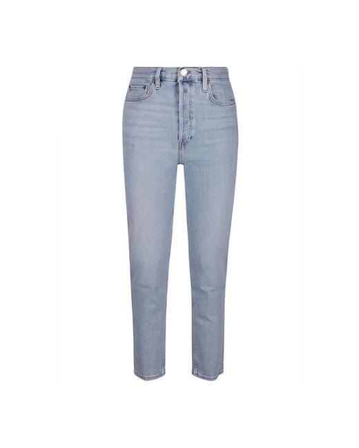 Re/done Blue Slim-Fit Jeans
