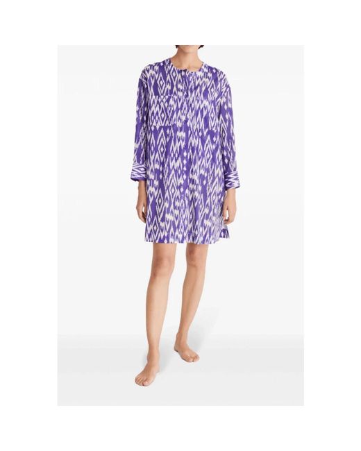 Eres Purple Short Dresses