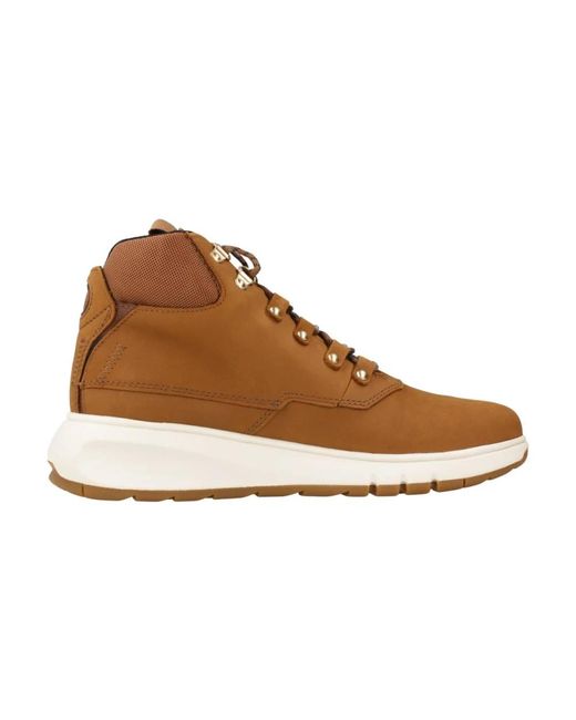 Geox Brown Lace-up boots