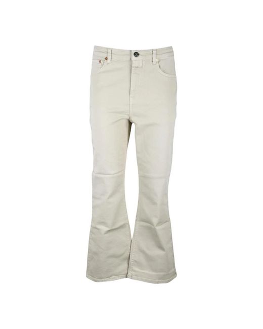 Closed Jeans ,Katoen Flared Jeans in het Gray