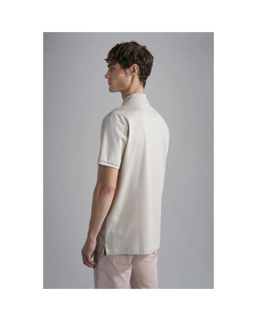 Paul & Shark Baumwoll-polo-shirt klassischer stil in Gray für Herren