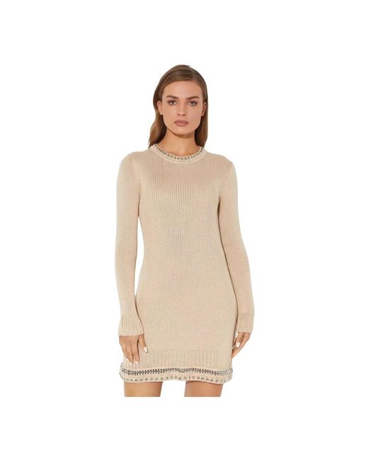 Rabanne Natural Short Dresses