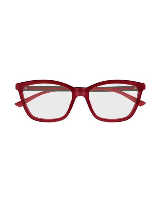 Gucci Red Glasses