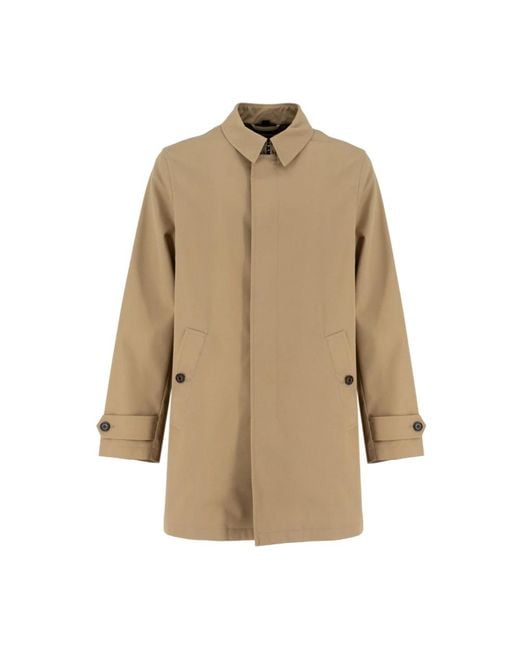 Sealup Klassischer mackintosh tel aus technischem stoff in Natural für Herren