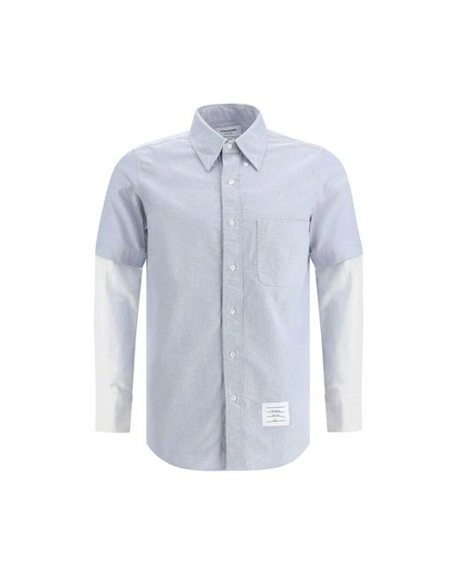 Casual Shirts Thom Browne pour homme en coloris Blue