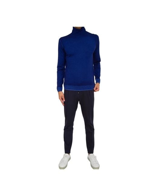 Turtlenecks Paolo Pecora de hombre de color Blue