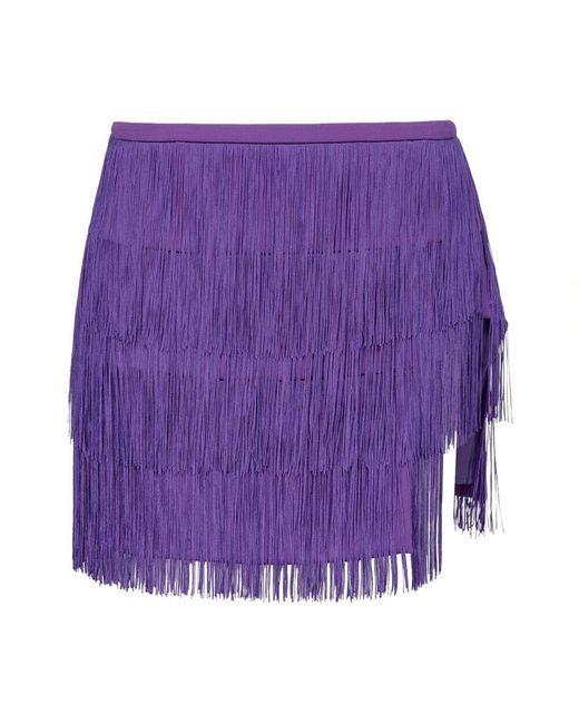 Pinko Purple Short Skirts