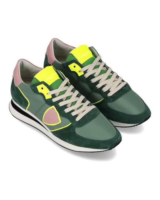 Philippe Model Green Sneakers