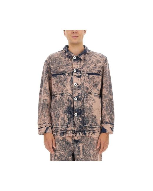 Denim Jackets Etudes Studio de hombre de color Brown