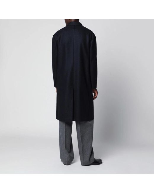 Harris Wharf London Black Single-Breasted Coats for men