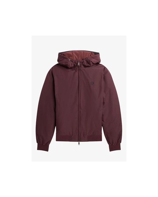 Fred Perry Nylon Twill Sportjacke in Purple für Herren