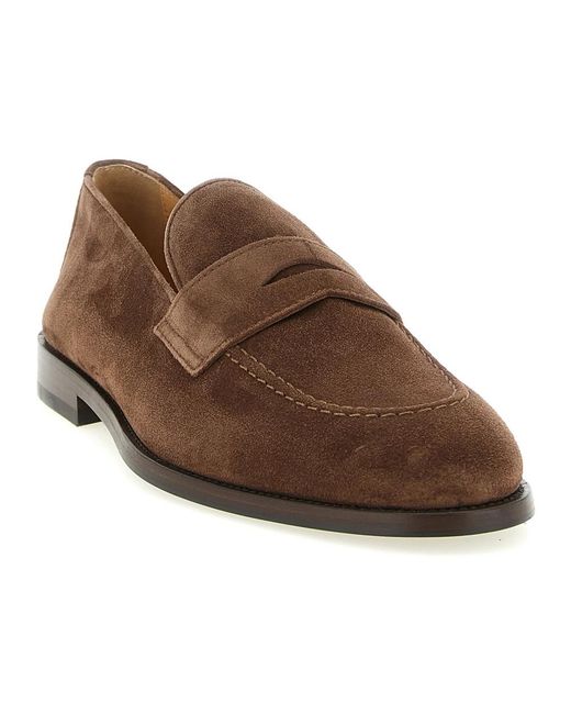 Brunello Cucinelli Brown Loafers for men
