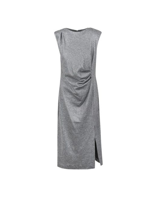 Liviana Conti Gray Midi Dresses