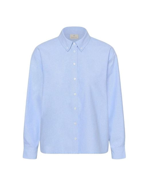 Shirts Kaffe de color Blue