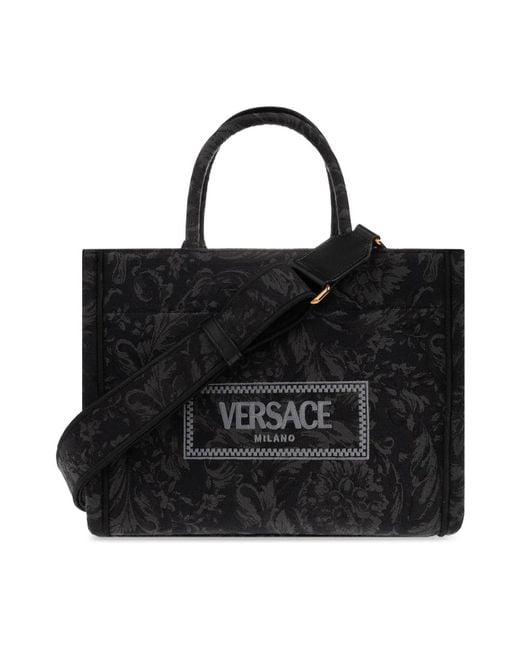Tote Bags di Versace in Black