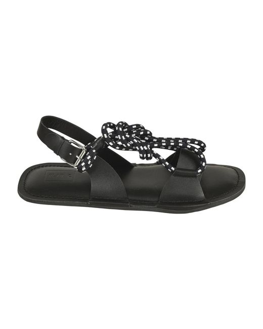 Plan C Black Sandalen